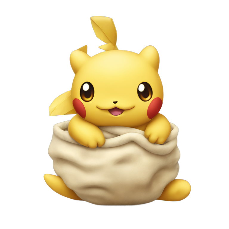 genmoji: Un Pokémon  Tortipouss avec un Pokémon Rondoudou sur son dos
