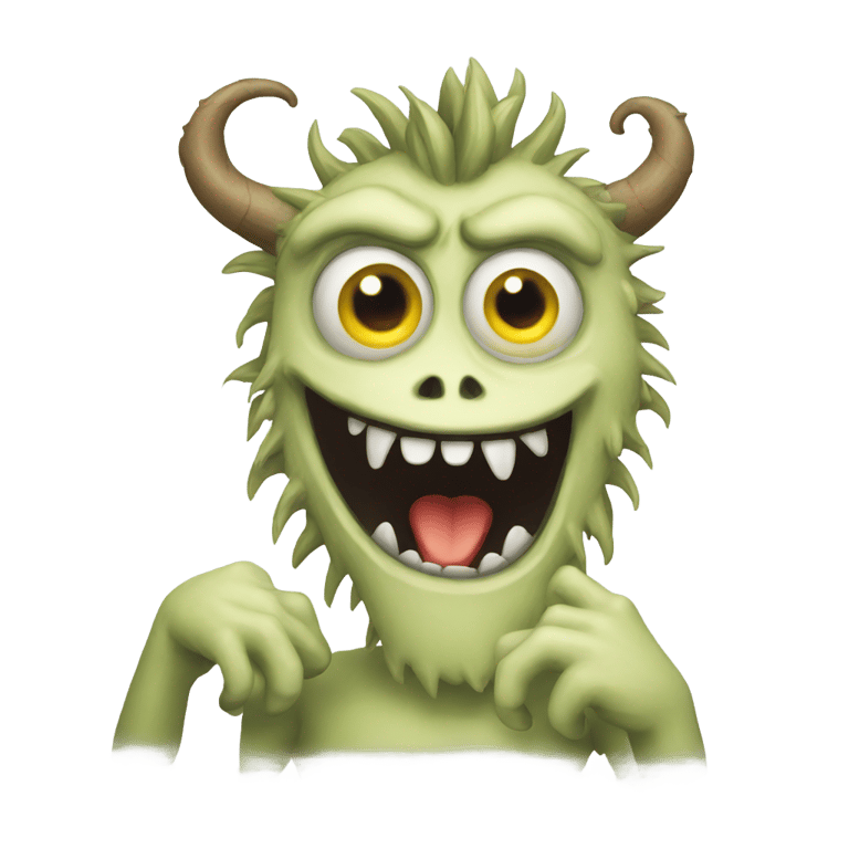 genmoji：Presentation monster