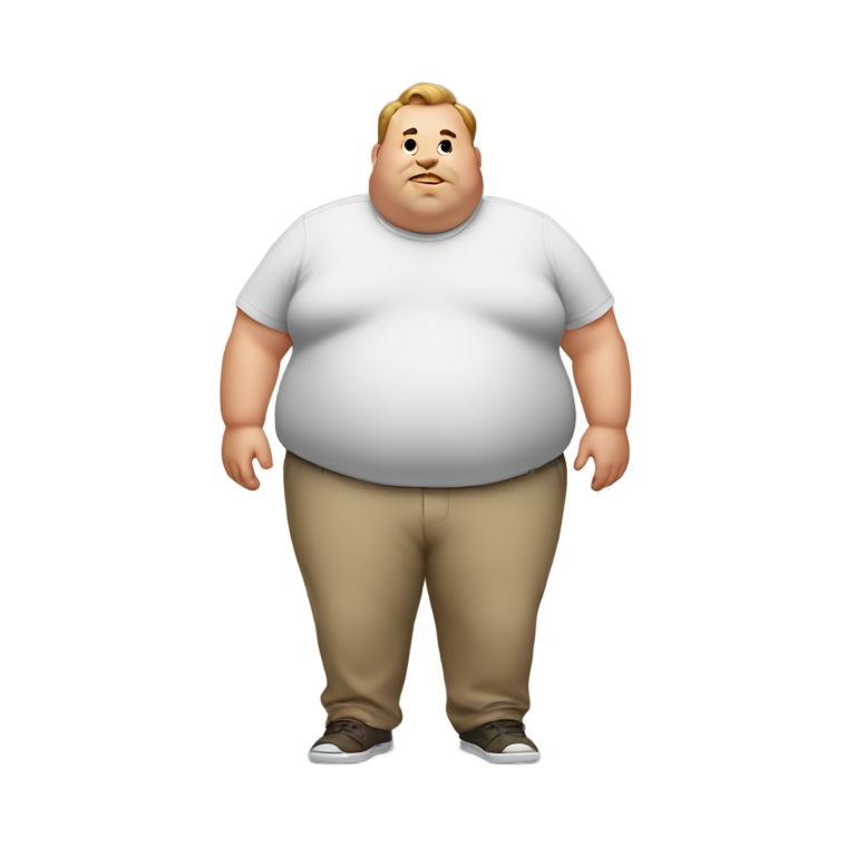 genmoji：极胖男子