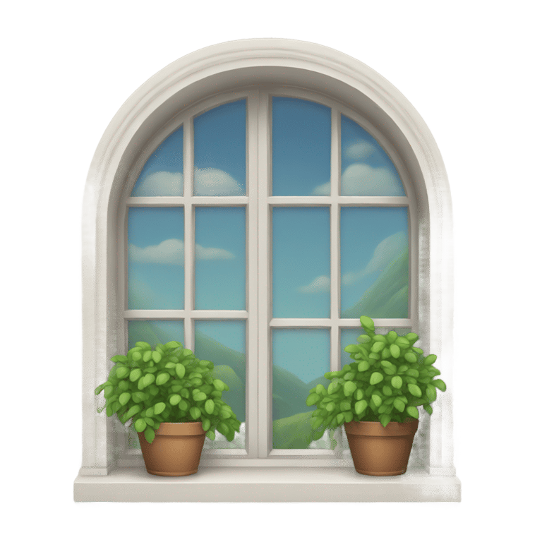 genmoji: Arched window