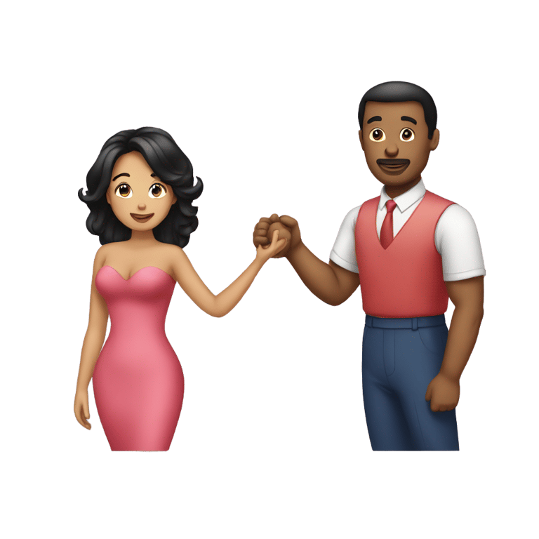 genmoji: Kim and Donald love each other