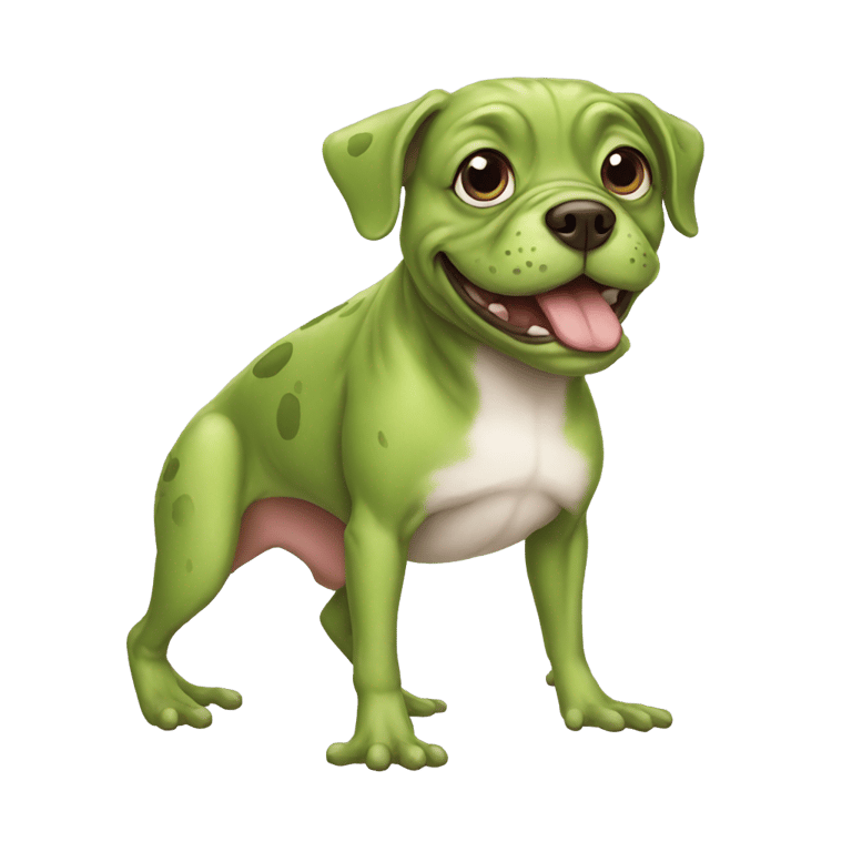 genmoji: Frog dog