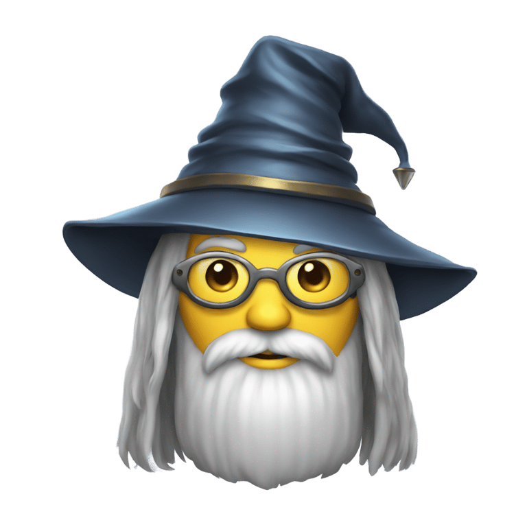 genmoji: wizard robot