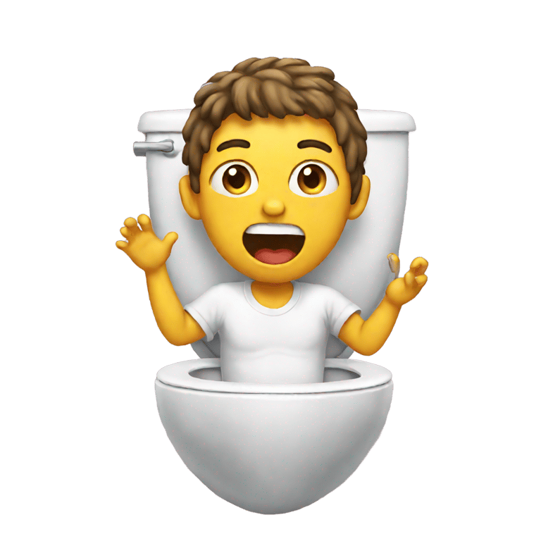 genmoji: Coming out of the toilet