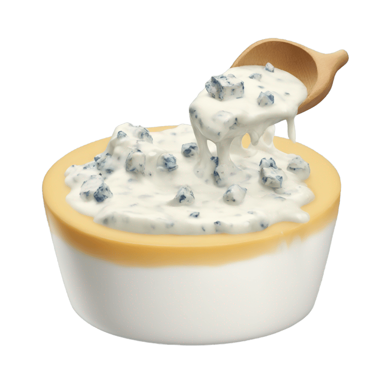 genmoji: Blue cheese dressing