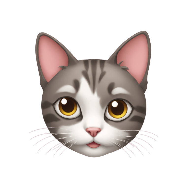 genmoji: CAT WHIT A BOW