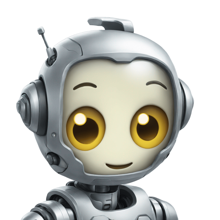 genmoji: friendly and cute robot