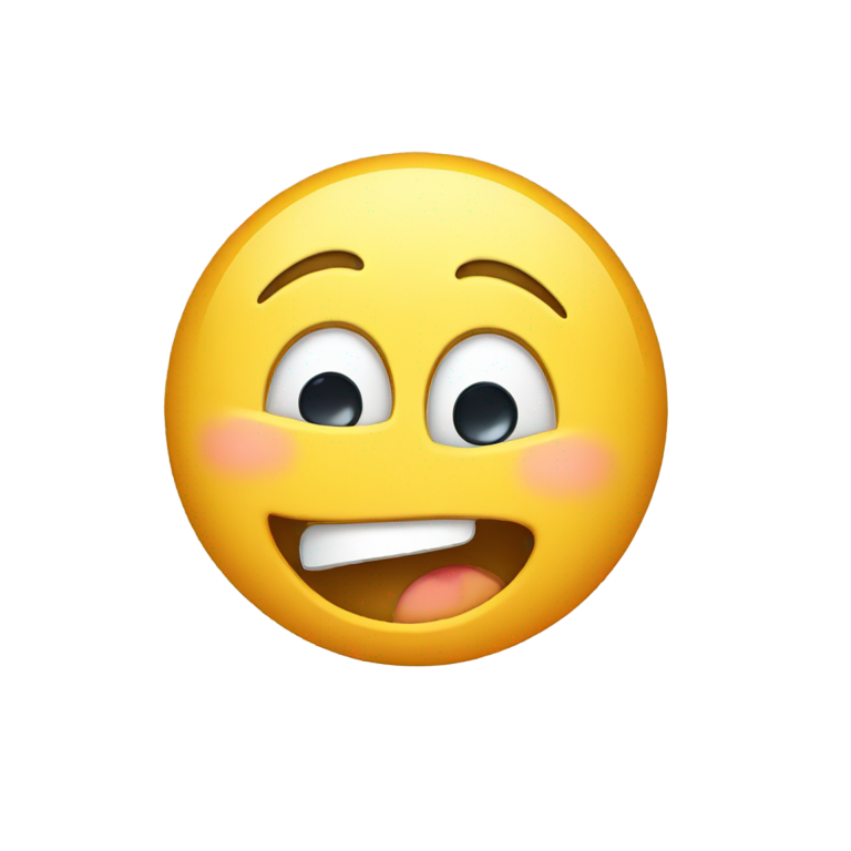 genmoji: Classic emoji crying with laughter and saluting