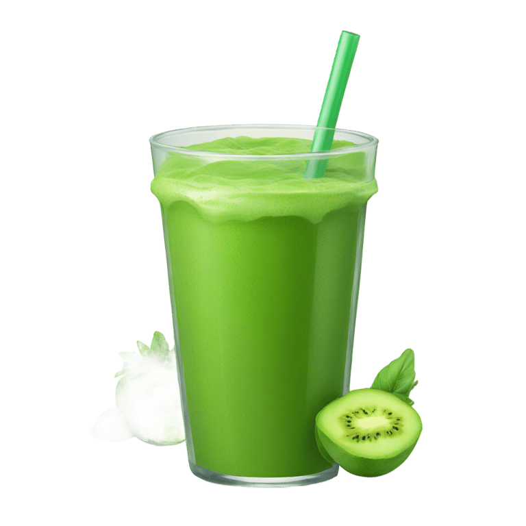 genmoji: green smoothie