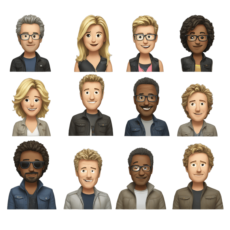 genmoji : Top Gear presenters