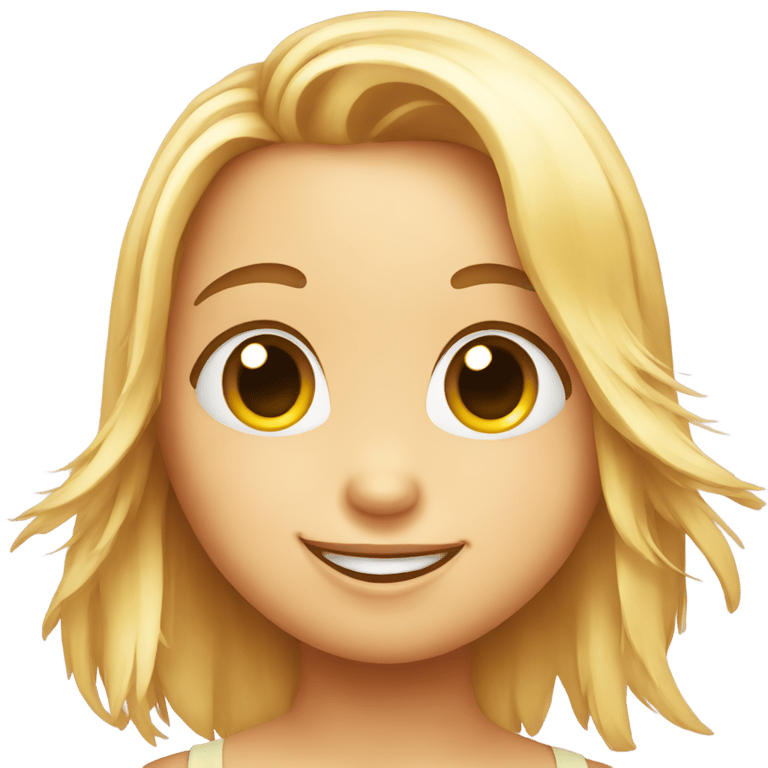 genmoji: A Cute chick happy