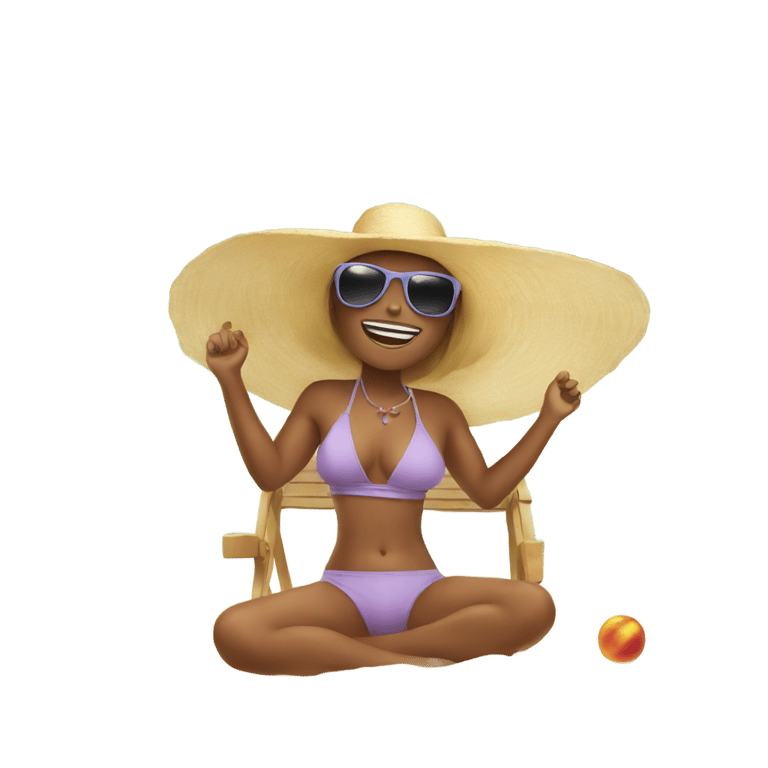 genmoji: Fun in the sun