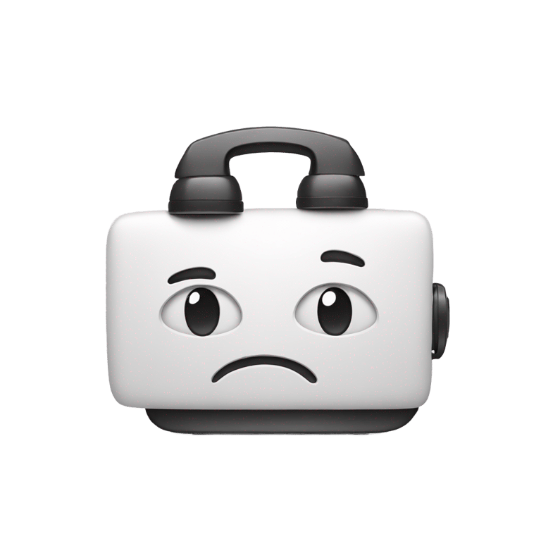 genmoji: Phone with a face