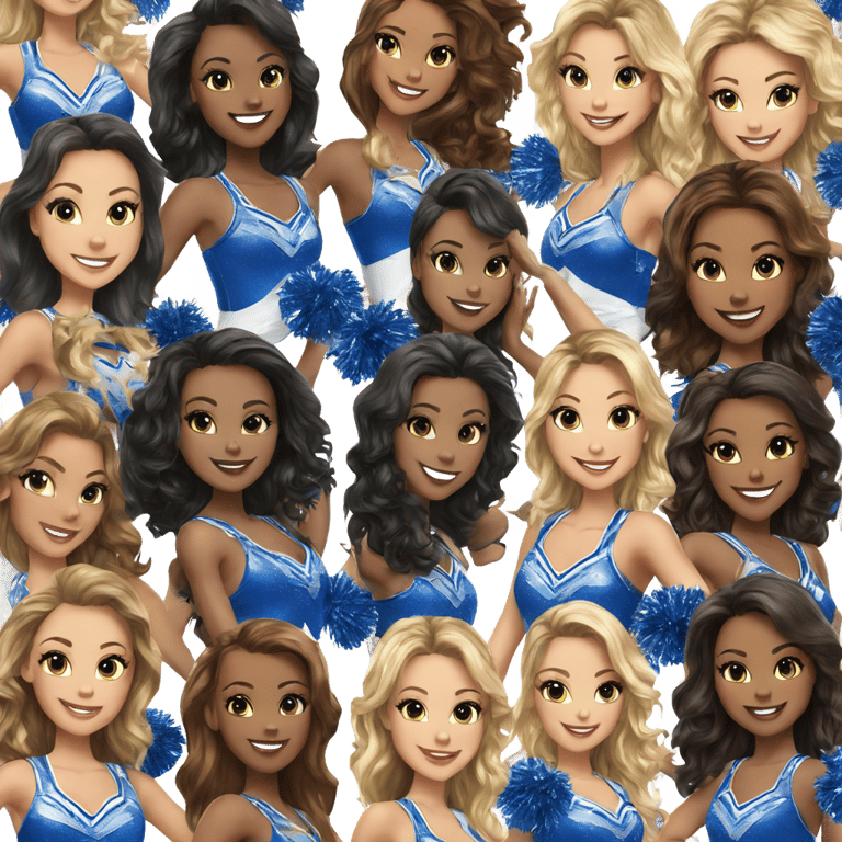 genmoji: The stingray allstars cheerleaders