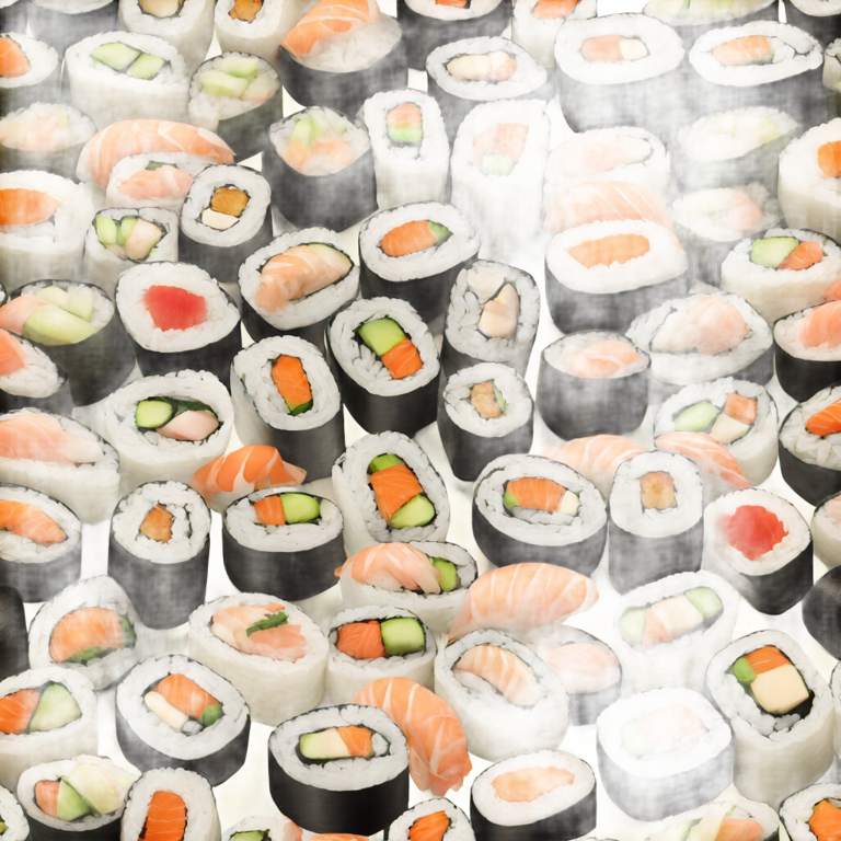 genmoji: Roll of Sushi