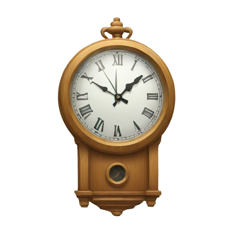 genmoji: A clock