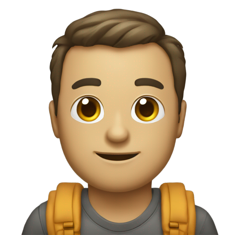 genmoji: Ladrão com uma bolsa e grávido homen