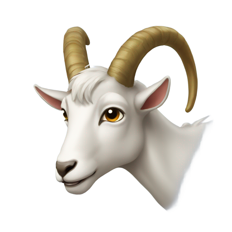 genmoji: horn from a goat