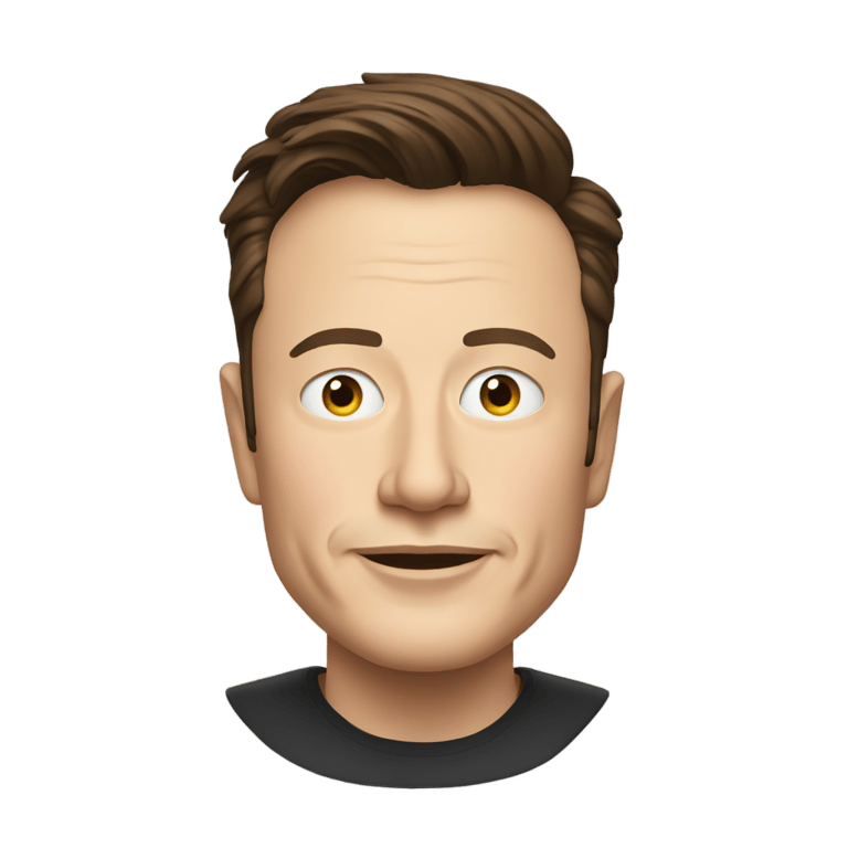 genmoji: Elon Musk