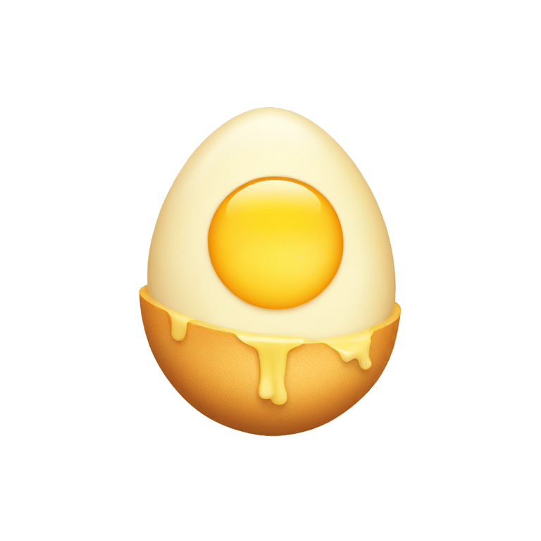 genmoji: Egg with cheese