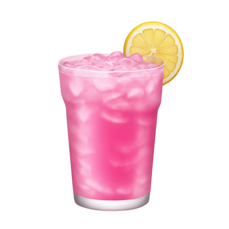 genmoji: Pink drink