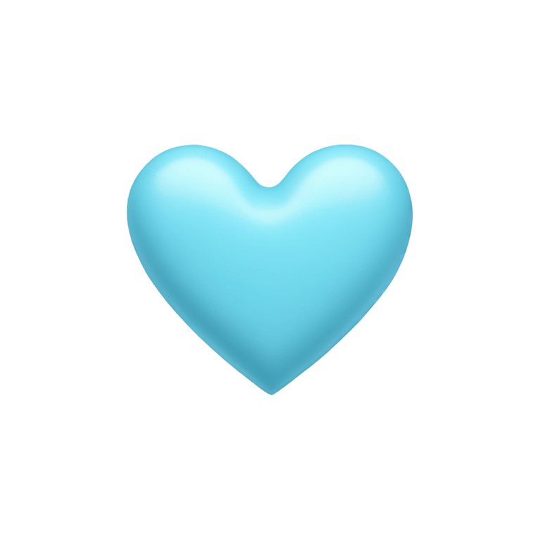 絵文字：Pastel blue heart