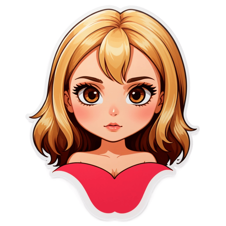 genmoji：裸体金发碧眼女子阴部