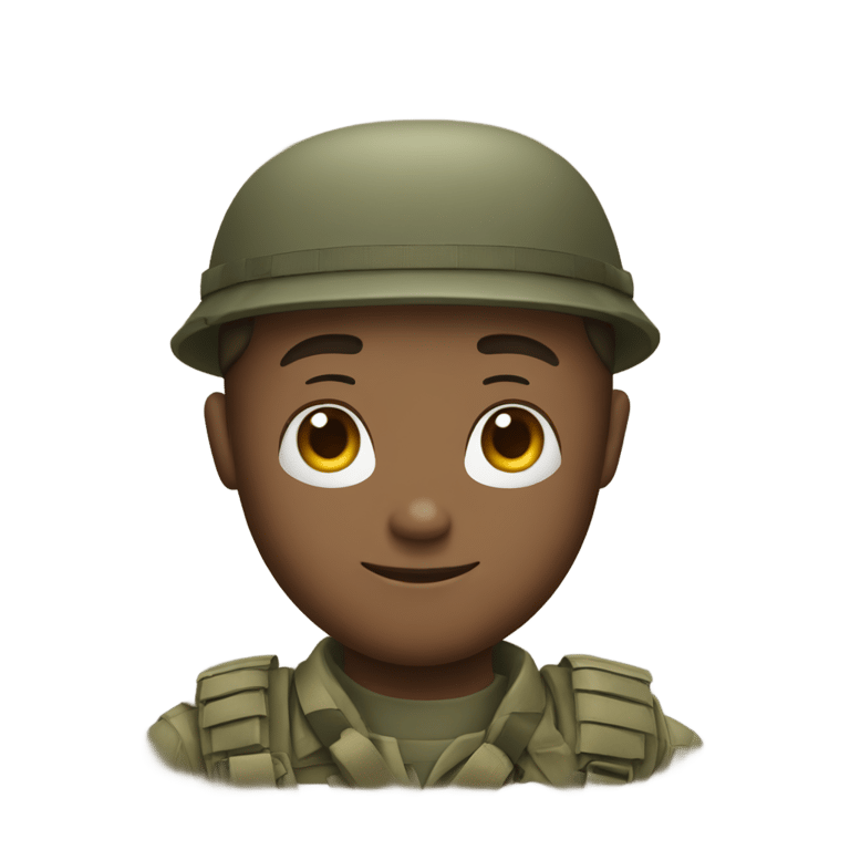 genmoji: Happy Birthday soldier