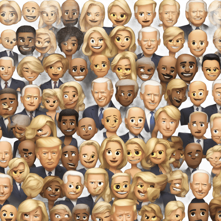 genmoji: 100% Joe Biden 0% Donald Trump