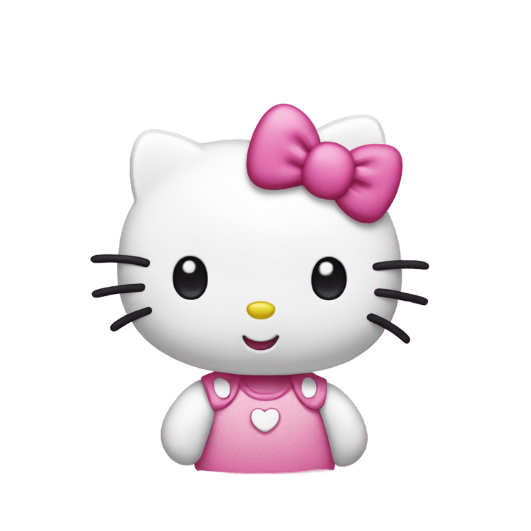 genmoji: hello kitty