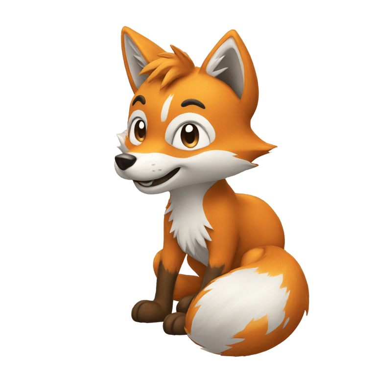 絵文字：Tails the fox