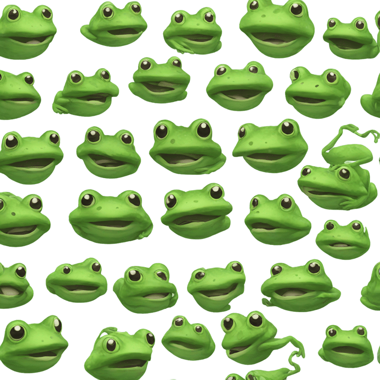 genmoji: Eldritch frog