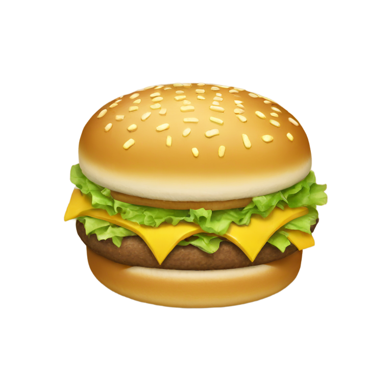 genmoji: Giant Big Mac