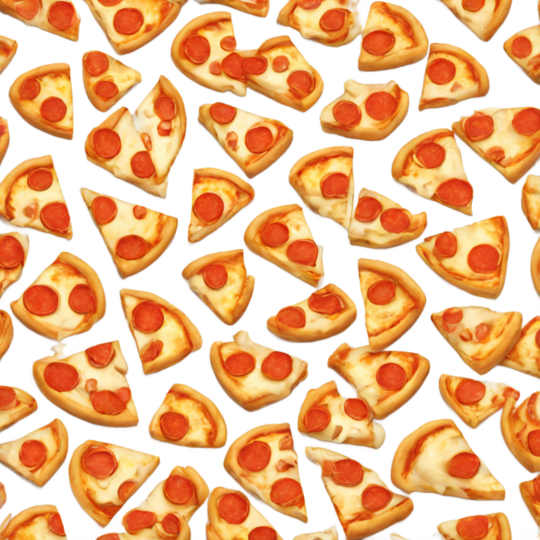 genmoji: pizza 4 cheese
