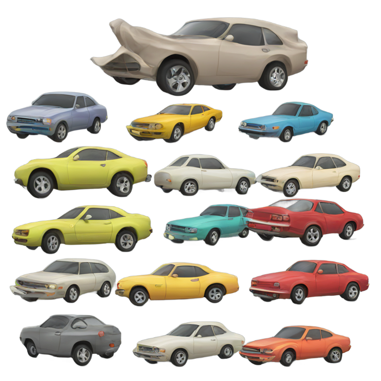 genmoji : Je déteste l'apparence de vos voitures, changez-la en votre recolorisage.