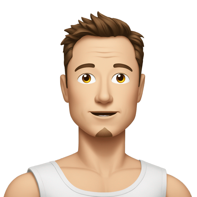 genmoji: elon musk shirtless