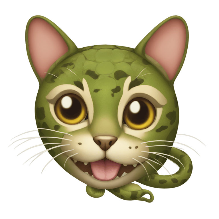 genmoji: snake cat