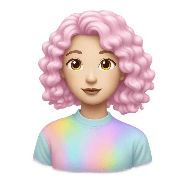 genmoji: 🌈 pastel color