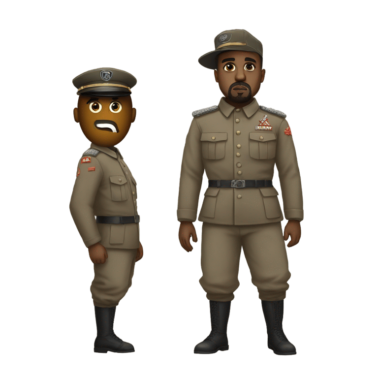 genmoji：Kanye West in Nazi Uniform