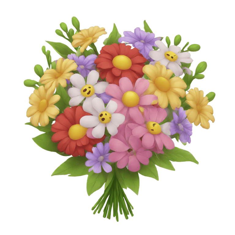 genmoji: flower bouquet