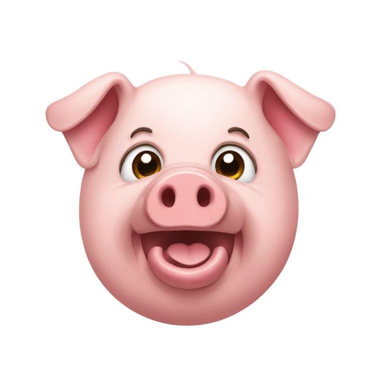 genmoji: dirty pig