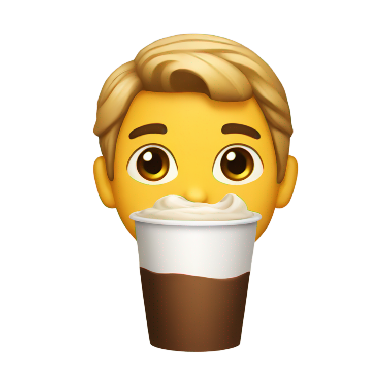 genmoji: Cafecito time