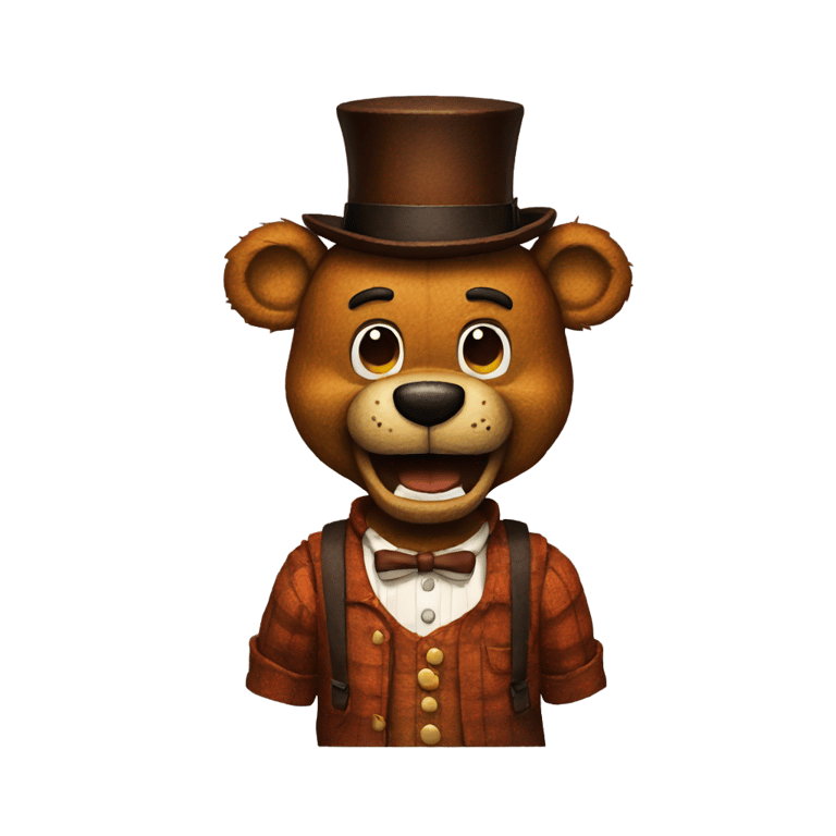 genmoji: Freddy Fazbear