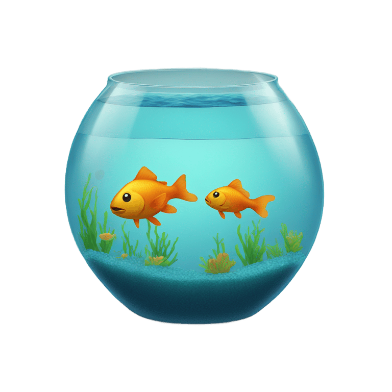 genmoji: fishbowl