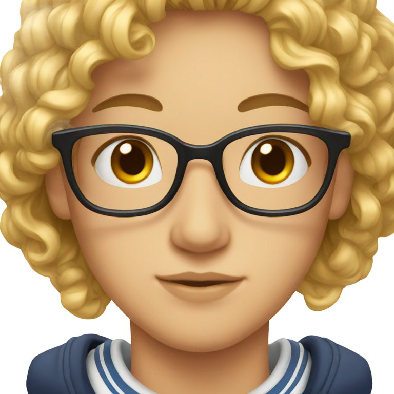 genmoji: Preppy face