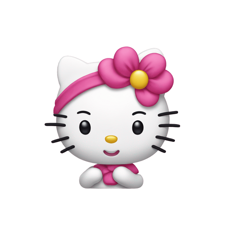 genmoji: hello kitty