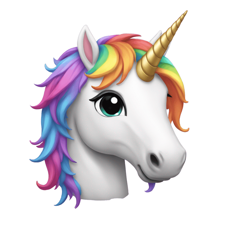 genmoji: Rainbow unicorn