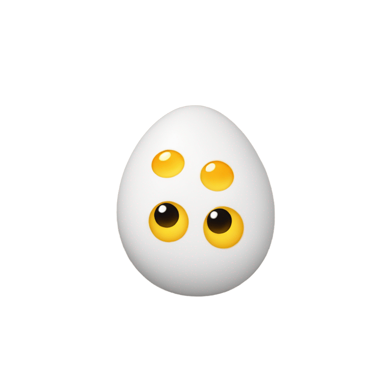 絵文字：An egg covered in eyes