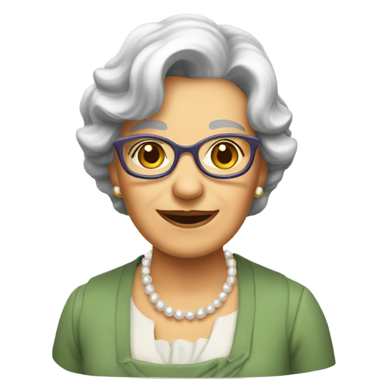 genmoji: Dame agee chat