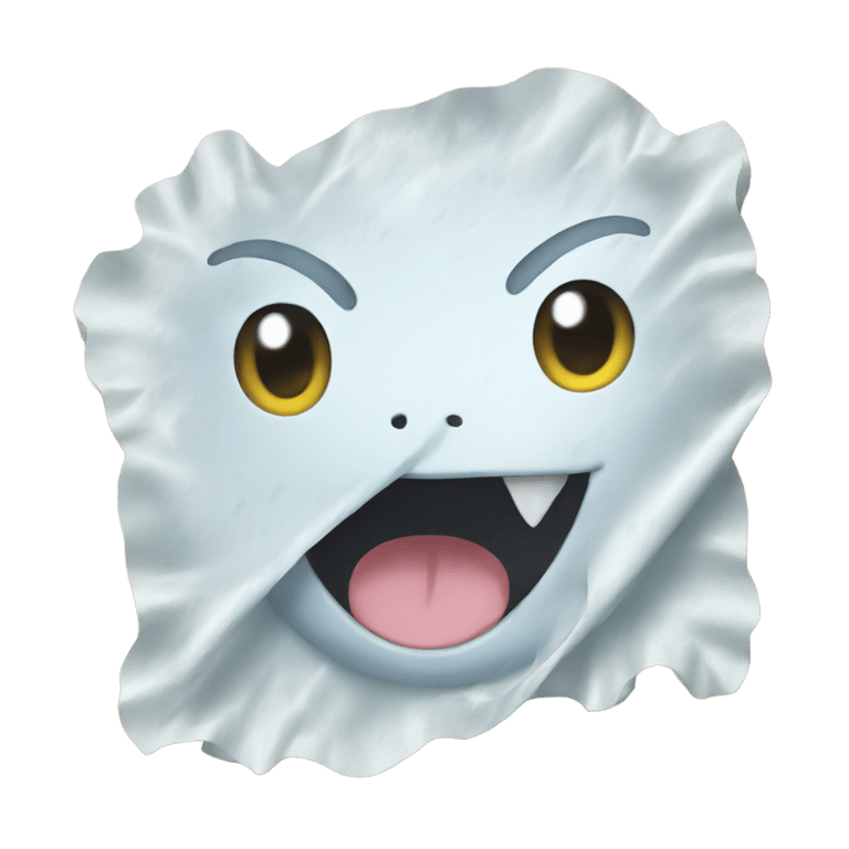 genmoji: wet wipe pokemon